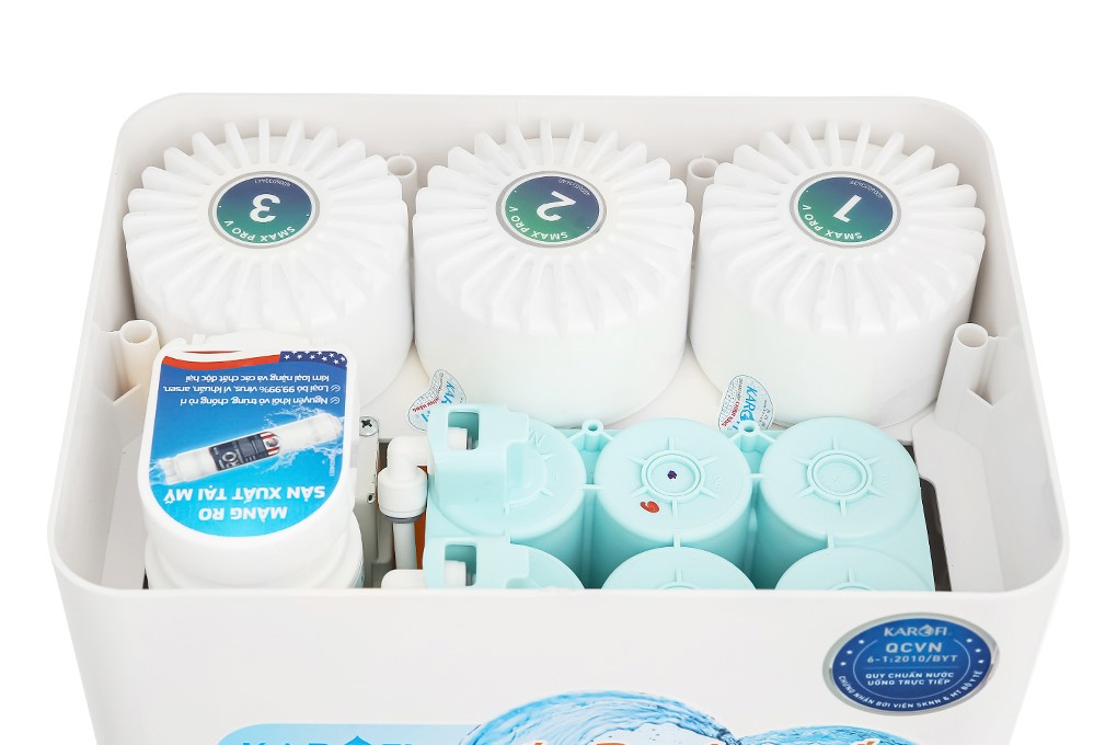 Máy lọc nước RO Hydrogen 10 lõi Karofi KAQ-U98 Pro